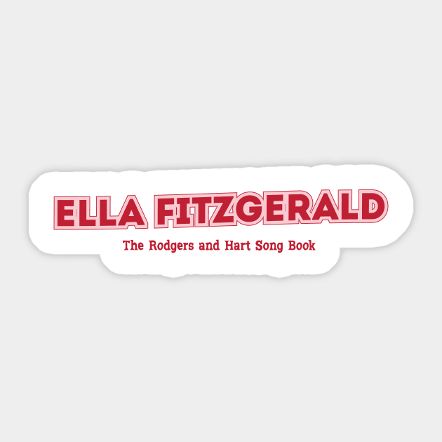 Ella Fitzgerald Sticker by PowelCastStudio